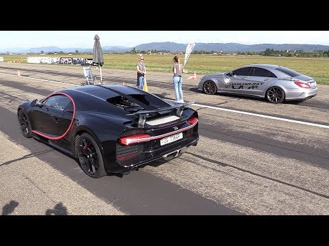 900HP BRABUS Mercedes-Benz CLS63 AMG vs Bugatti Chiron