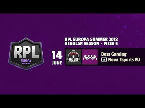 BOSS GAMING VS NOVA ESPORTS EU- RPL EUROPA SUMMER 2018 - JORNADA 5| CLASH ROYALE | REVOL AIMAR |