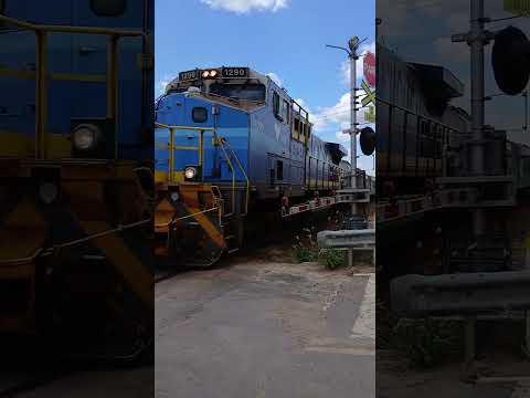 Trem de passageiros, chegando em Baixo Guandu ES