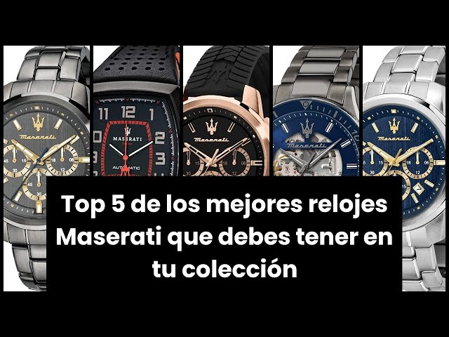 Vídeo relacionado con Maserati Reloj Mujer, Colección COMPETIZIONE, en Acero, PVD Oro - R8853100506