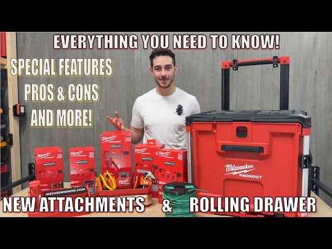 NEW Packout Rolling Drawer & Milwaukee Packout Accessories! Are they WORTH BUYING!?