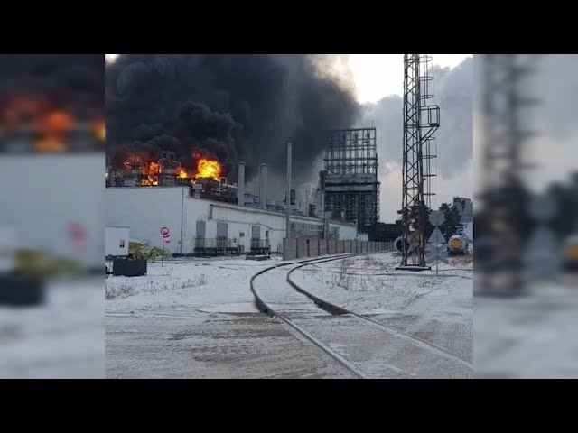 Пожар на территории АНХК