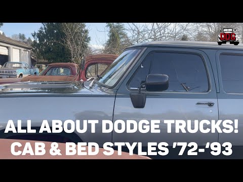 Classic Dodge Trucks! All About "First Gen" Dodge Pickup Cabs 1972-1993