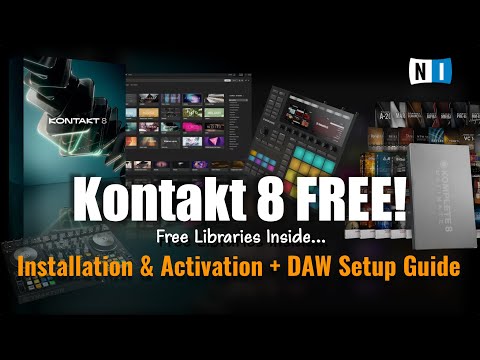 How to Download Kontakt 8 Full version FREE | Best Free Kontakt Instruments + DAW Setup Guide