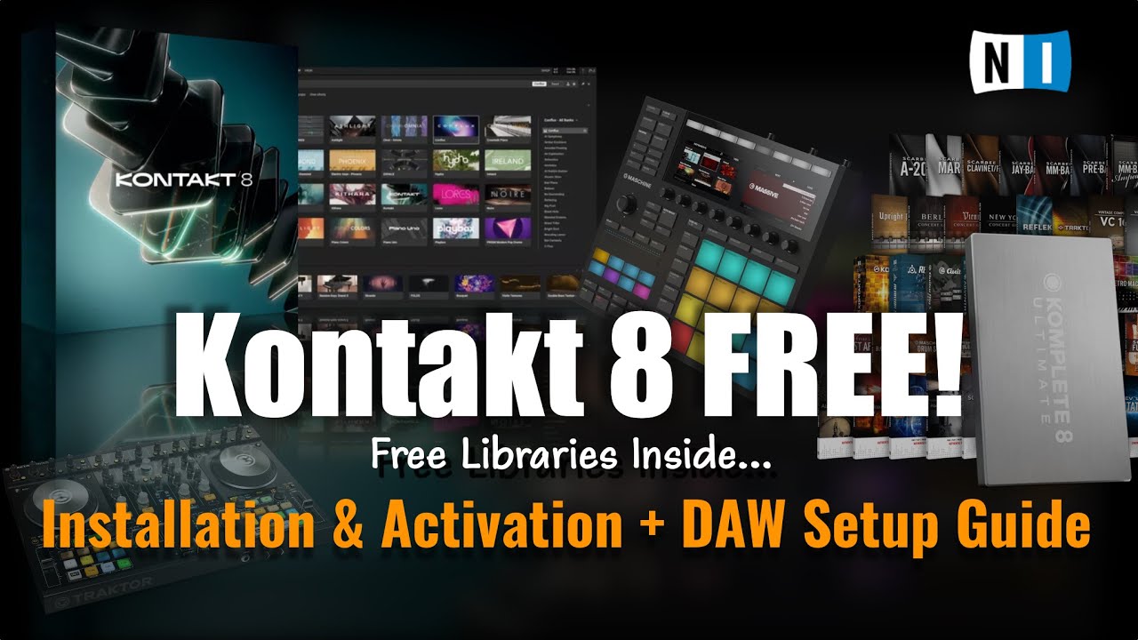 How to Download Kontakt 8 Full version FREE | Best Free Kontakt Instruments + DAW Setup Guide