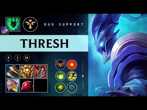Thresh Support vs Poppy - VN Grandmaster Patch 25.24
