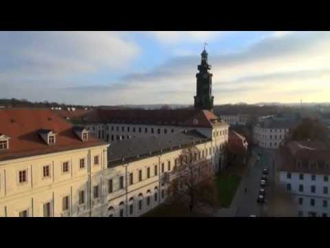 Flug über das Stadtschloss Weimar