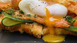 Идеальный ЗАВТРАК с ЛОСОСЕМ: как приготовить ЯЙЦО ПАШОТ
