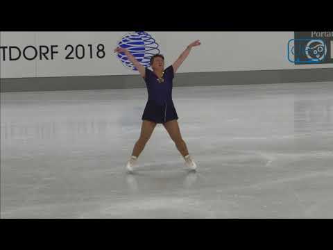 Edwina Lewis Oberstdorf 2018. Gold Ladies III FS. 11 place