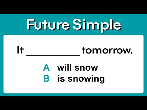 Future Simple | Grammar test