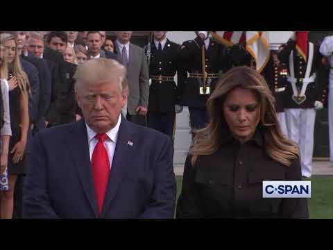 White House Moment of Silence on September 11, 2019