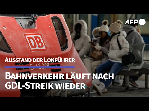 Bahnverkehr nach GDL-Streik wieder planmäßig gestartet | AFP