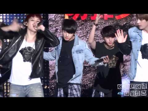 141003 BTS Jungkook - Danger - @ Music Bank in Osong