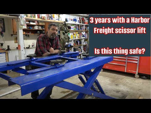 Harbor Freight 6000 Lb Scissor Lift. 3 Years Later, Was It Worth It? An In Depth Review.