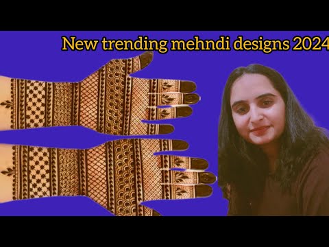 mehndi designs simple front hand 2024/new trending mehndi designs 2024 #henna#mehndi#hennaartist
