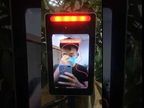 Integrated Device of Face,Temperature and Mask Detection in access control system