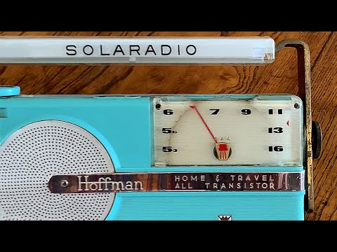 Hoffman 1957 Solar Radio Home & Travel transistor - all the colors, papers, box - Bill Burkett
