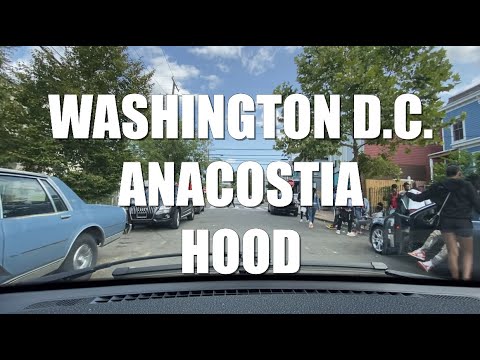 DRIVING TOUR WASHINGTON DC MOST DANGEROUS HOODS | ANACOSTIA HISTORIC DISTRICT