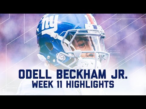 Every Odell Beckham Jr. Target | Bears vs. Giants | NFL Week 11 Player Highlights