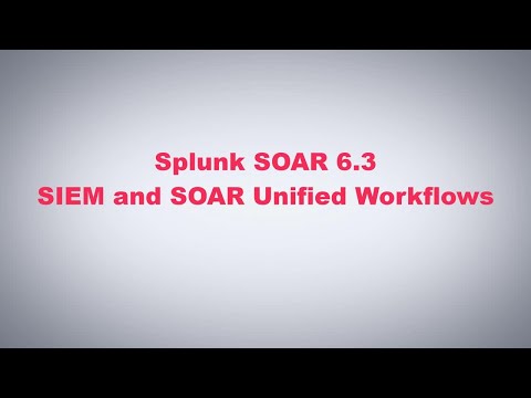 SOAR in Seconds - SIEM and SOAR Unified Workloads