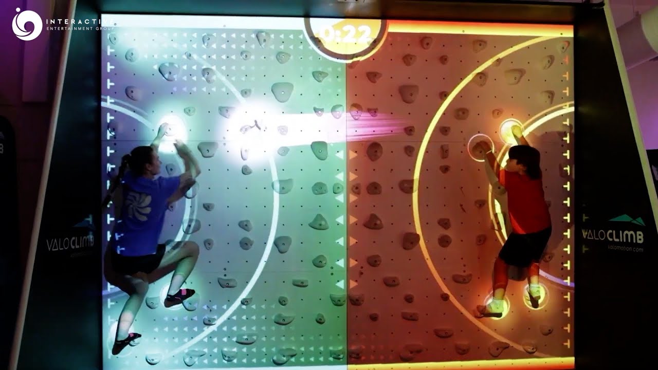 Augmented Reality Climbing Wall: NEW Game Release