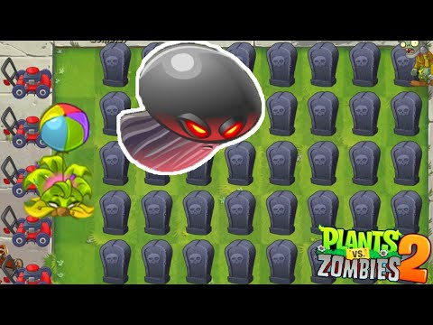 What Plant can destroy 5 All Gravestones using only 1 plant food? - Plants vs Zombies 2 challenge