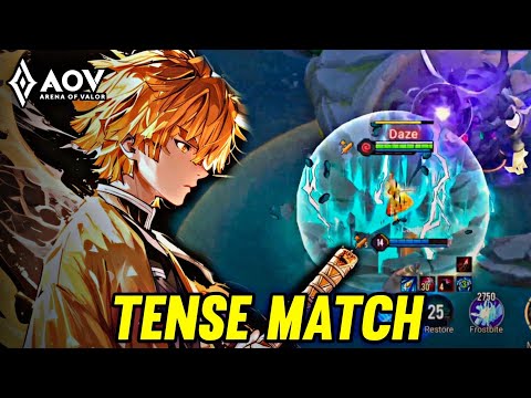 AOV : MURAD/ZENITSU GAMEPLAY | TENSE MATCH - ARENA OF VALOR LIENQUANMOBILE ROV