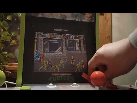 Unboxing new TMNT Countercade! Arcade 1Up! With gameplay.