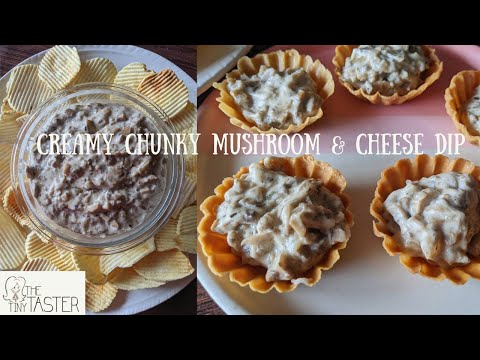 Creamy Mushroom Dip NEW YEAR |Easy Mushroom Dip With Cheese | Mushroom Cheesy Dip Appetizer |