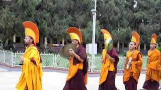 preview picture of video 'Procession at Golden Temple, Coorg'