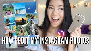 HOW I EDIT MY INSTAGRAM PHOTOS 2017 | Bright Tumblr theme | Michelle Kanemitsu