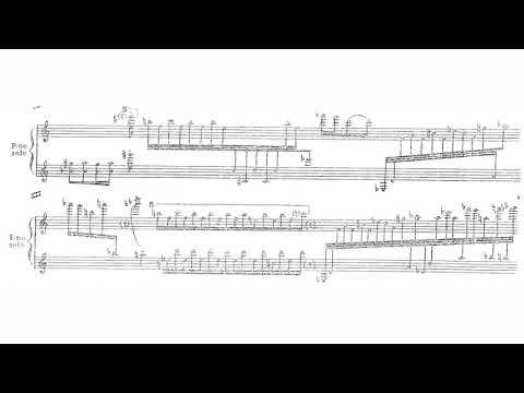 [Rodion Shchedrin] Piano Concerto No.3 "Theme and Variations" (Score-Video)