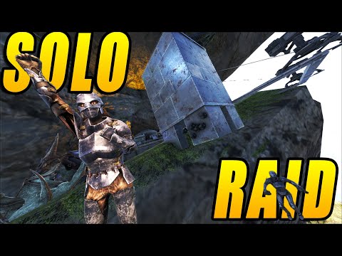 SOLO Raiding A Hidden Base For INSANE Loot DAY 1| Ark Unofficial PVP |