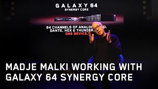 Video thumbnail for Madje Malki Working with Galaxy 64 Synergy Core at Novelty Showroom (English subs) by Antelope Audio