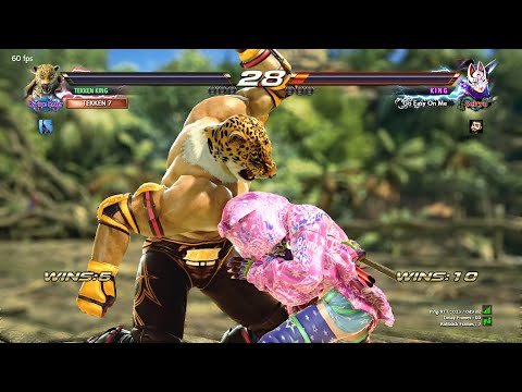 Fighting a very Optimized Kunimitsu with King - Tekken 7
