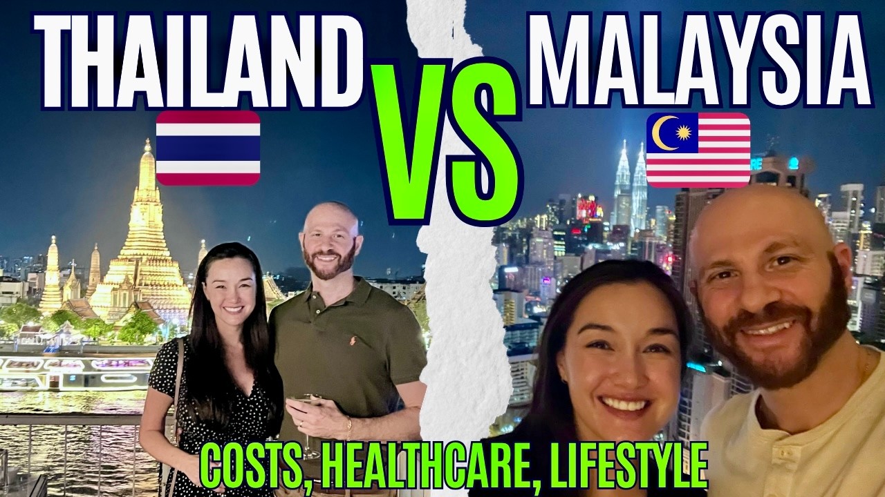 FULL COMPARISON: Bangkok Thailand vs Kuala Lumpur Malaysia 🇹🇭 🇲🇾  #digitalnomad #expatlife