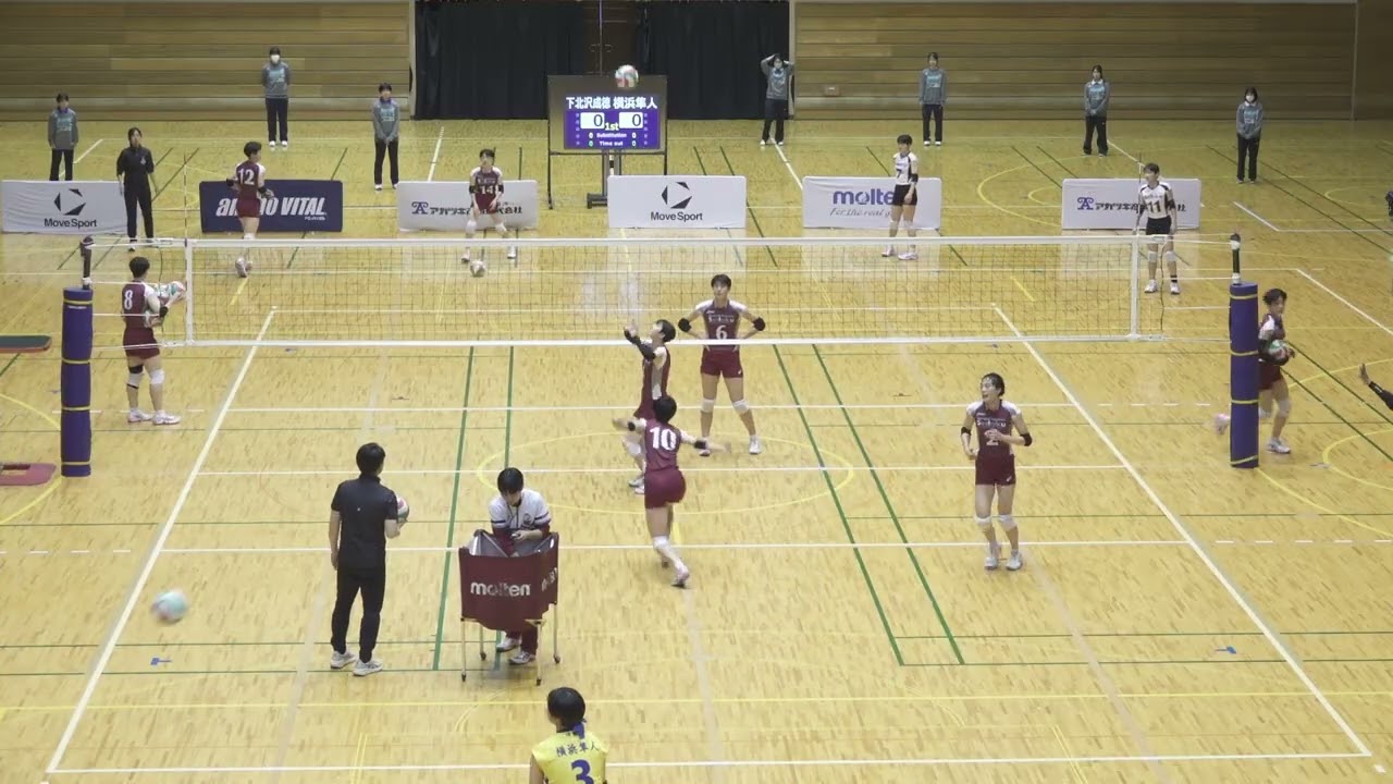 下北沢成徳 公式練習 選手紹介｜下北沢成徳 - 横浜隼人 ｜決勝 さくらバレー 2026 女子バレーボール