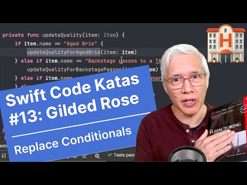 Replace Conditionals / Swift Code Katas #13: Gilded Rose (Live Coding) thumbnail