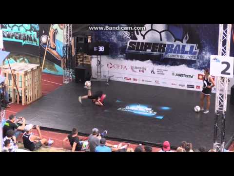 SuperBall 2015 Female battles - Laura vs Katlyn 2nd Battle