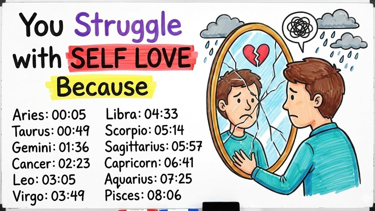 You Struggle with Self Love Because