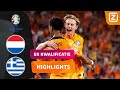 NIEUW SYSTEEM➡️BRULLENDE LEEUWEN ? | Nederland vs Griekenland | EK 2024 Kwalificatie | Samenvatting