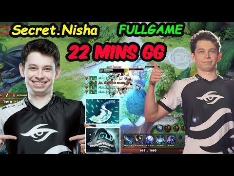 Secret Nisha Tinker MIDLANE EASY MMR Perspective Fullgame Dota 2