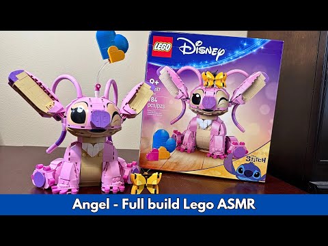 LEGO ASMR (Full Build, No Talking) – Angel 43257 | LEGO Disney, from Lilo & Stitch Series