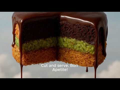 Kanafeh Chocolate Brownie Cake