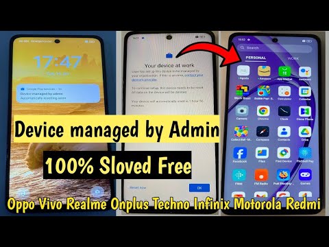 Device Managed By Admin Automaticaiiy Resetting Soon problem | Fix it Admin Android 14,15 Working