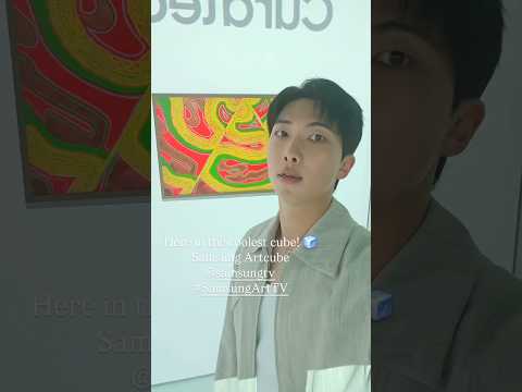 Rm at Samsung art museum 💜baby monster back 🥰