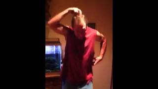 Jim doing the monkey