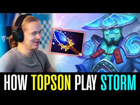 How TOPSON play STORM SPIRIT against FULL COUNTER PICKED DOTA 2