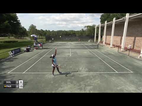 Caroline Dolehide v. (6)Alycia Parks - singles - W100 PALM HARBOR (match incomplete)