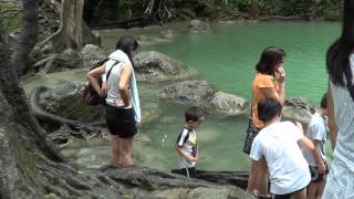 preview picture of video 'Les cascades Erawan - Thailande'